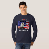 Ik hou van Amerika T-shirt (Voorkant volledig)