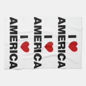 Ik hou van Amerika Theedoek (Horizontaal)