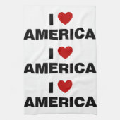 Ik hou van Amerika Theedoek (Verticaal)