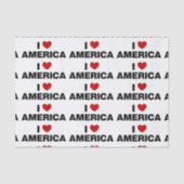 Ik hou van Amerika Tissuepapier (Voorkant)