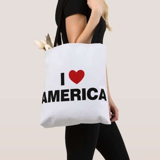 Ik hou van Amerika Tote Bag (Dichtbij)
