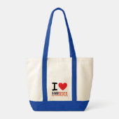 Ik hou van Amerika Tote Bag (Achterkant)