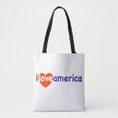 Ik hou van Amerika Tote Bag (Voorkant)