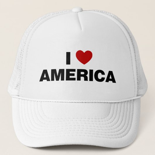 Ik hou van Amerika Trucker Pet (Voorkant)