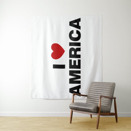 Ik hou van Amerika Wandkleed (In situ)