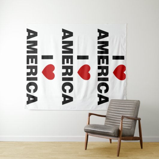 Ik hou van Amerika Wandkleed (In Situ (horizontaal))