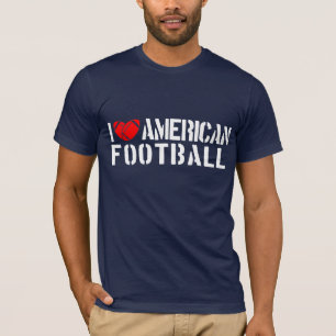 Ik hou van Amerikaans Football T-shirt