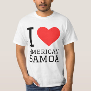 Ik hou van Amerikaans-Samoa T-shirt