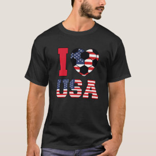 Ik hou van Amerikaanse Amerikaanse jongens Kinder T-shirt