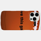 Ik hou van Amerikaanse footballs. Case-Mate iPhone Case (Achterkant (horizontaal))