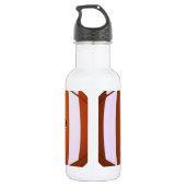 Ik hou van Amerikaanse footballs. Waterfles (Achterkant)