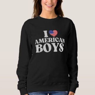 Ik hou van Amerikaanse jongens Ik Rode Hart USA Jo Trui