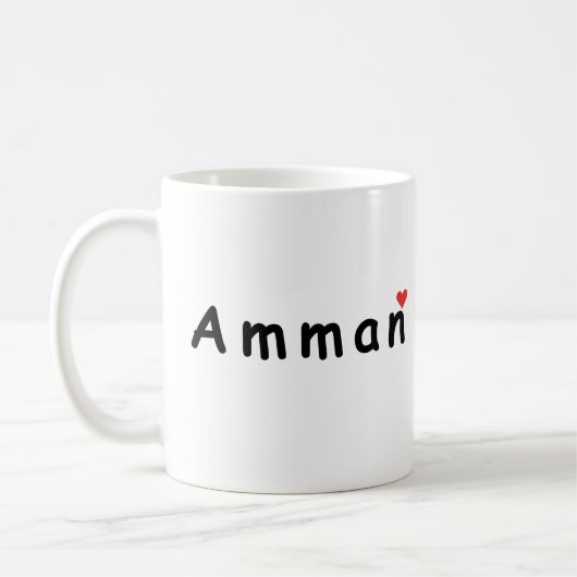 Ik hou van Amman Koffiemok (Links)