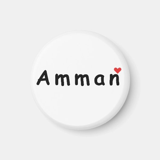 Ik hou van Amman Magneet (Voorkant)