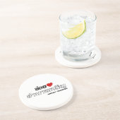 Ik hou van Amnat Charoen, Isan, Thailand Zandsteen Onderzetter (Zijkant)