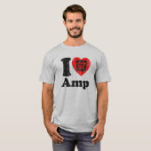 Ik hou van Amp T-shirt (Voorkant volledig)
