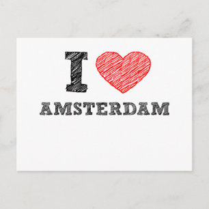 Ik hou van Amsterdam Briefkaart