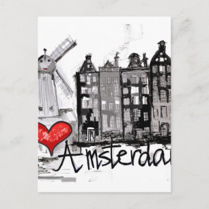 Ik hou van Amsterdam Briefkaart