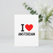 Ik hou van Amsterdam Briefkaart (Staand voorkant)