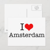 Ik hou van Amsterdam Briefkaart (Voorkant / Achterkant)
