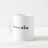 Ik hou van Amsterdam Koffiemok (Voorkant links)