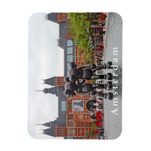 Ik hou van Amsterdam. Magneet (Verticaal)