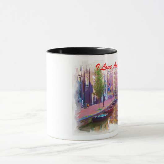 Ik hou van Amsterdam! Mok (Midden)