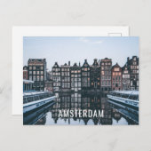 Ik hou van Amsterdam Reis Nederland Briefkaart (Voorkant / Achterkant)