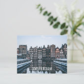 Ik hou van Amsterdam Reis Nederland Briefkaart (Staand voorkant)