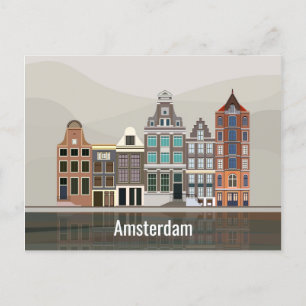Ik hou van Amsterdam Reis Nederland Briefkaart