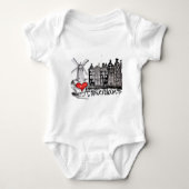 Ik hou van Amsterdam Romper (Voorkant)