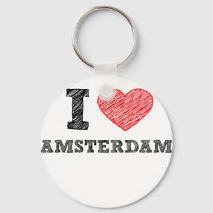 Ik hou van Amsterdam Sleutelhanger