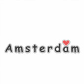 Ik hou van Amsterdam Sticker (Voorkant)