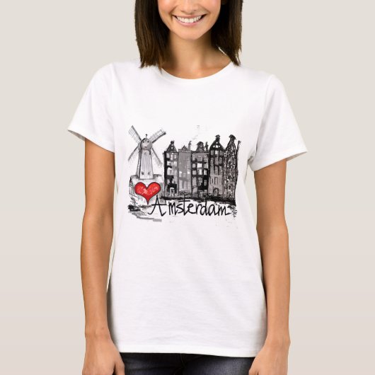 Ik hou van Amsterdam T-shirt (Voorkant)