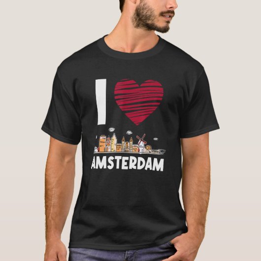 Ik hou van Amsterdam T-shirt (Voorkant)