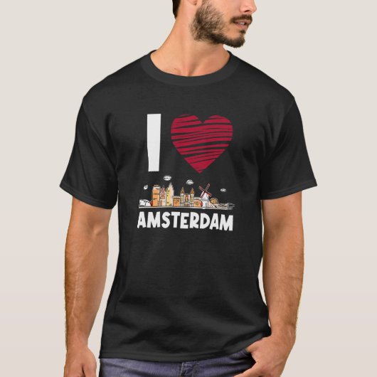 Ik hou van Amsterdam T-shirt (Voorkant)