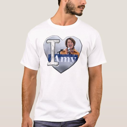 Ik hou van Amy Klobuchar - T-shirt (Voorkant)