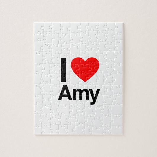 ik hou van amy legpuzzel (Verticaal)