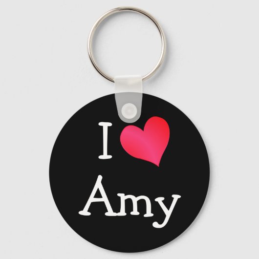 Ik hou van Amy Sleutelhanger (Voorkant)