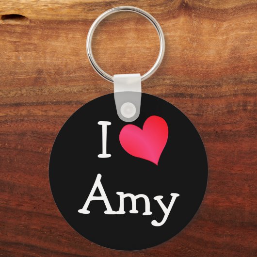 Ik hou van Amy Sleutelhanger (Voorkant)