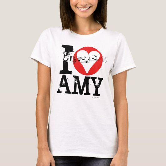 Ik hou van Amy T-Shirt 1 (Voorkant)