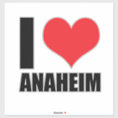 Ik hou van Anaheim Sticker (Vel)