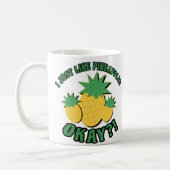 Ik hou van ananas! koffiemok (Links)