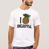 Ik hou van ananas t-shirt (Voorkant)