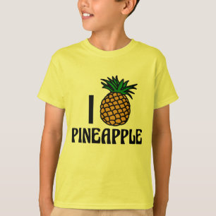 Ik hou van ananas zomer Kinder T-shirt