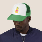 Ik hou van ananassen trucker pet (In situ)