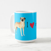 Ik hou van Anatolian Shepherd Koffiemok (Voorkant links)