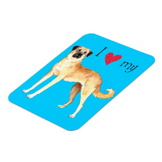 Ik hou van Anatolian Shepherd Magneet (Linkerzijde)