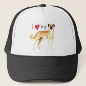 Ik hou van Anatolian Shepherd Trucker Pet (Voorkant)