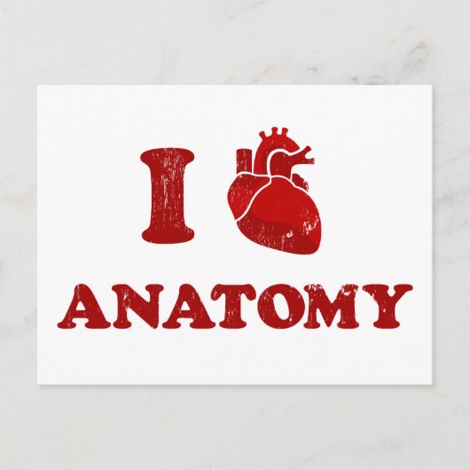 ik hou van anatomie2 briefkaart (Voorkant)